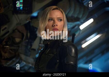 SCARLETT JOHANSSON in AVENGERS: ENDGAME (2019), diretto da ANTHONY RUSSO e JOE RUSSO. Credito: MARVEL STUDIOS / Album Foto Stock