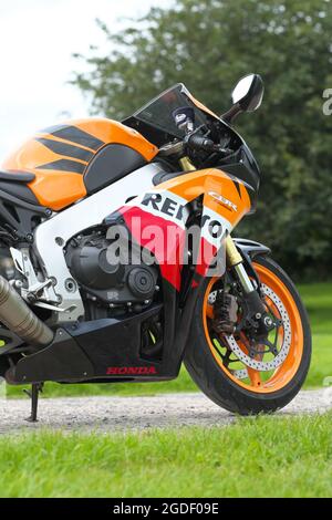 Honda CBR 1000 RR Fireblade Respol replica moto Foto Stock