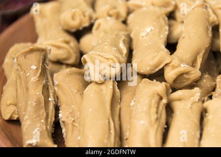 Latte canillita caramella tipico del Guatemala. America Centrale. Foto Stock