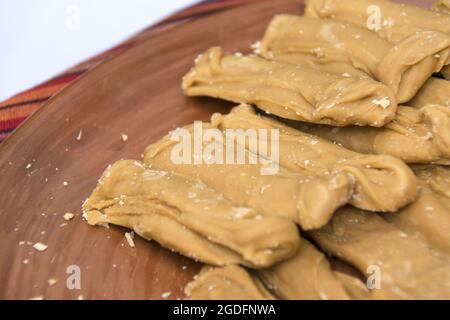 Latte canillita caramella tipico del Guatemala. America Centrale. Foto Stock