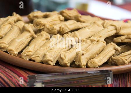 Latte canillita caramella tipico del Guatemala. America Centrale. Foto Stock