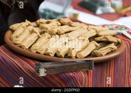 Latte canillita caramella tipico del Guatemala. America Centrale. Foto Stock