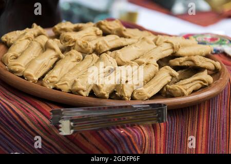 Latte canillita caramella tipico del Guatemala. America Centrale. Foto Stock
