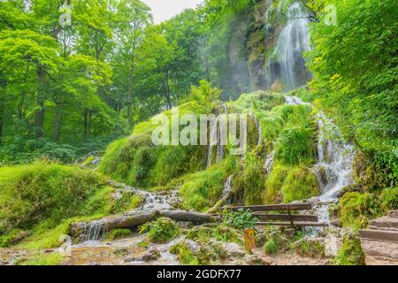 Biosphärengebiet Schwäbische Alb, Baden-Württemberg, Germania meridionale, Europa Foto Stock