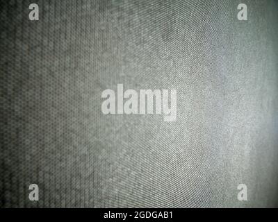 Un'occhiata da vicino al motivo grigio del tessuto Foto Stock