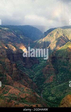 STATI UNITI. Hawaii. Kauai. Orizzontale. Foto Stock
