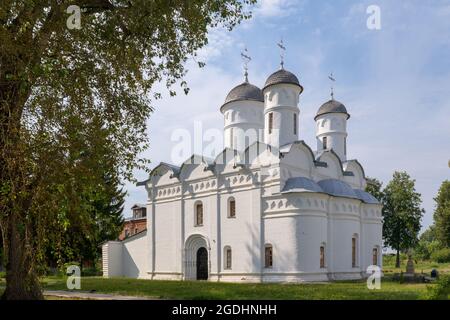 Cattedrale della deposizione del Robe nel Convento di Rizopolozhenny. Suzdal, Russia Foto Stock