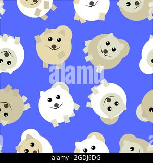 pfttern spitz cane Illustrazione Vettoriale