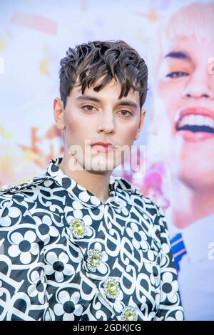 Los Angeles, Stati Uniti. 13 Agosto 2021. Max Harwood partecipa al 39° Festival annuale Outfest di Los Angeles LGBTQ, proiezione DI EVERYBODY’S TALKING ABOUT JAMIE al Hollywood Forever Cemetery, Los Angeles, CA il 13 agosto 2021 Credit: Eugene Powers/Alamy Live News Foto Stock