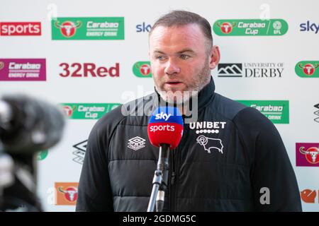 Derby, Regno Unito. Derby County 3-3 Salford City. 10 agosto 2021. Foto Stock