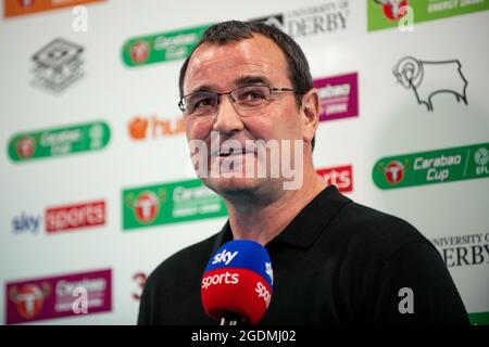 Derby, Regno Unito. Derby County 3-3 Salford City. 10 agosto 2021. Foto Stock