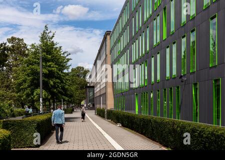 L'edificio del Centro servizi SSC Studierenden (Centro servizi per studenti) dell'Università di Colonia nel distretto Lindenthal, architetto Schuster Foto Stock