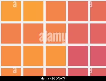 Illustrazione grafica generativa dei pixel a colori geometrici astratti Illustrazione Vettoriale