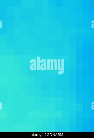 Illustrazione grafica generativa dei pixel a colori geometrici astratti Illustrazione Vettoriale