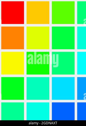 Illustrazione grafica generativa dei pixel a colori geometrici astratti Illustrazione Vettoriale