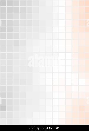 Illustrazione grafica generativa dei pixel a colori geometrici astratti Illustrazione Vettoriale