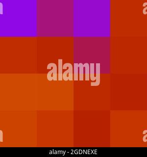 Illustrazione grafica generativa dei pixel a colori geometrici astratti Illustrazione Vettoriale