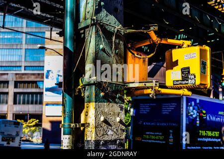 Strade di Dumbo New York Foto Stock