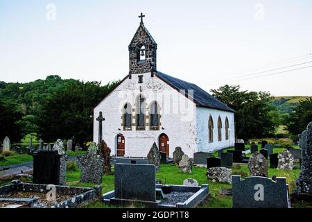 Chiesa Parrocchiale di Talley, San Michele, Carmarthenshire, Galles. REGNO UNITO Foto Stock