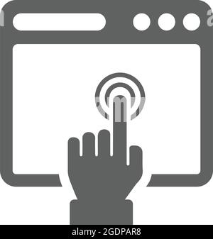 Navigazione, navigazione, navigazione icona è isolato su sfondo bianco. Da utilizzare per la grafica e il web design o per scopi commerciali. File EPS vettoriale. Illustrazione Vettoriale