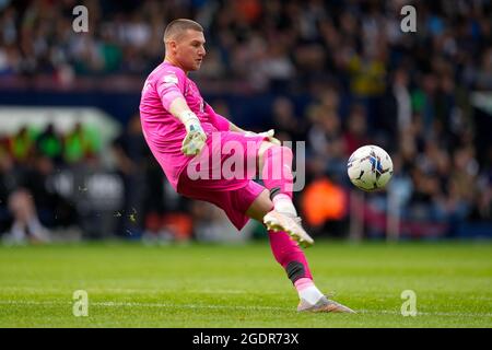 West Bromwich, Regno Unito. 25 Giugno 2021. Sam Johnstone (1) di West Bromwich Albion durante la partita del campionato Sky Bet tra West Bromwich Albion e Luton Town a Hawthorns, West Bromwich, Inghilterra, il 14 agosto 2021. Foto di David Horn. Credit: Prime Media Images/Alamy Live News Foto Stock