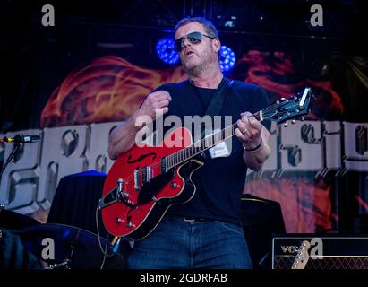 Dodgy (Nigel Clark - cantante, cantautore) - Britrock Must be Dangered Tour, Birmingham Digbeth Arena, 05.05.18 Live Music Photography Foto Stock