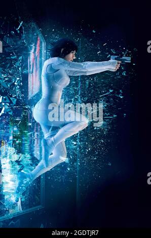 SCARLETT JOHANSSON in GHOST IN THE SHELL (2017), diretto da RUPERT SANDERS. CREDIT: DREAMSWORKS/GROSVENOR PARK PRODUCTIONS/PARAMOUNT PICTURES/ ALBUM Foto Stock