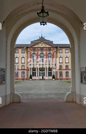 Bruchsal, Germania: Il castello di Bruchsal era la residenza dei principi-Vescovi di Speyer. Foto Stock