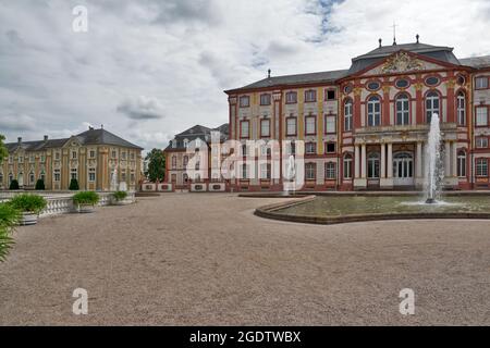 Bruchsal, Germania: Il castello di Bruchsal era la residenza dei principi-Vescovi di Speyer. Foto Stock