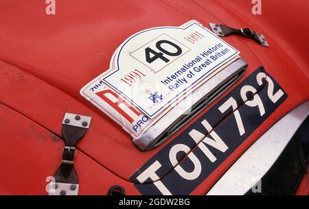 RAC International Historic Rally of Great Britain 1991 Foto Stock