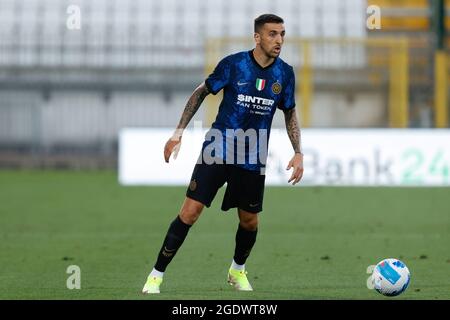 Matias Vecino (FC Internazionale) in azione durante Inter - FC Internazionale vs Dinamo Kiev, amichevole partita di calcio a Monza (MB), Italia, agosto 14 2021 Foto Stock