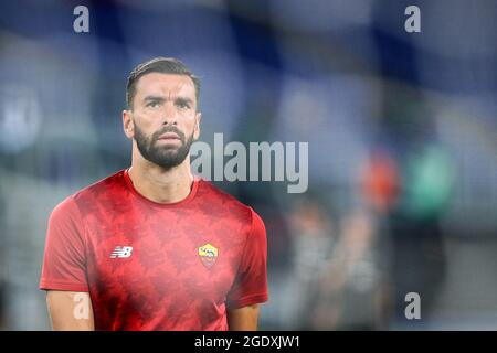 Rui Patricio portiere di Roma durante la partita di calcio pre-stagione tra ROMA E Raja Casablanca il 14 agosto 2021 allo Stadio Olimpico di Roma, Italia - Foto Federico Proietti / DPPI Foto Stock