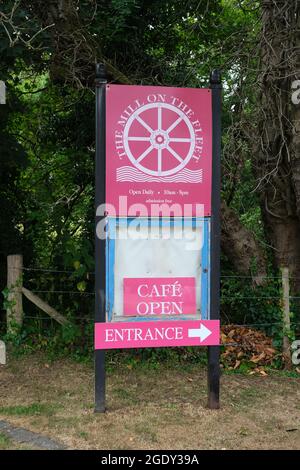 Gatehouse, Scozia - 15 agosto 2021: Ingresso al Mill on the Fleet a Gatehouse, Dumfries e Galloway, Scozia Foto Stock