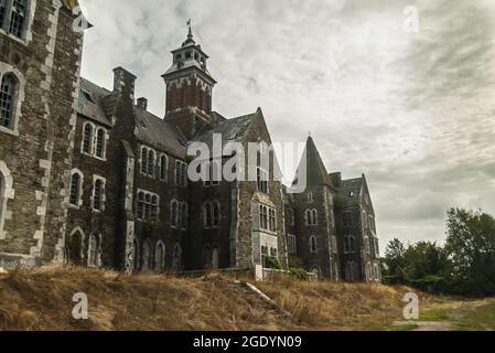 dettaglio di architettura georgiana in un edificio Foto Stock