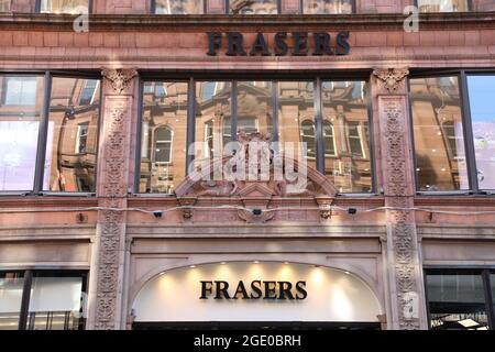 Negozio Frasers a Buchanan Street a Glasgow Foto Stock