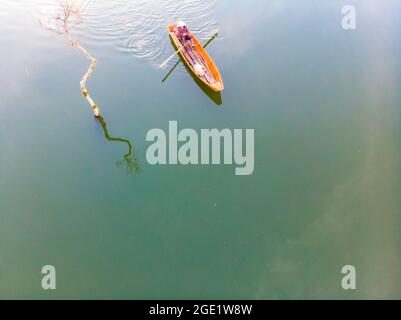 Lago Tuyen Lam di Nizza nella città di da Lat provincia di Lam Dong Vietnam meridionale Foto Stock