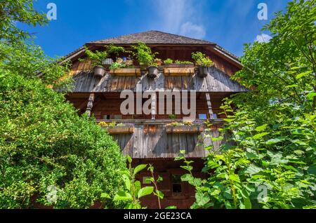 Kriechbaumhof e edifici storici di ostello, Preysingstraße, Haidhausen, Monaco, Baviera, Germania, Europa Foto Stock