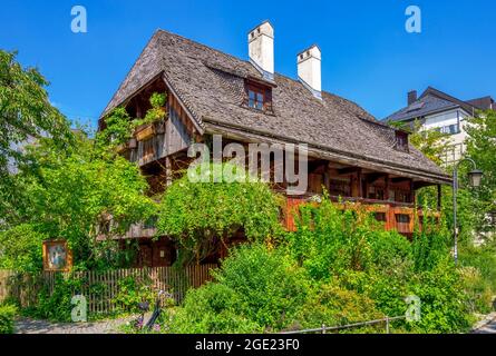 Kriechbaumhof e edifici storici di ostello, Preysingstraße, Haidhausen, Monaco, Baviera, Germania, Europa Foto Stock