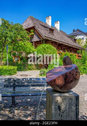 Kriechbaumhof e edifici storici di ostello, Preysingstraße, Haidhausen, Monaco, Baviera, Germania, Europa Foto Stock