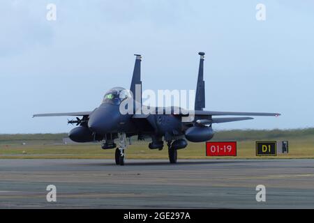 USAF Mc Donnell Douglas F-15E Eagle, 91-0312 Foto Stock