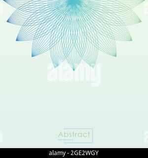 Sfondo floreale astratto con posto per il tuo testo. Illustrazione vettoriale. Illustrazione Vettoriale