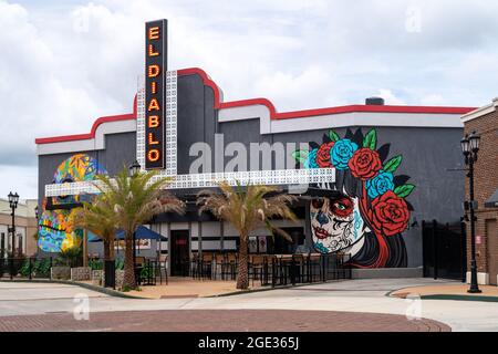 Città di Foley nello stato dell'Alabama, Stati Uniti, 2021 Foto Stock