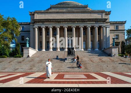 Columbia University. 2960 Broadway angolo di 116th Street, New York, Manhattan, Stati Uniti. Questa università privata, una delle più antiche della città, è tra Foto Stock