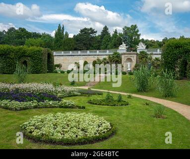 Il Giardino Botanico nei Giardini del Palazzo di Sanssouci Foto Stock
