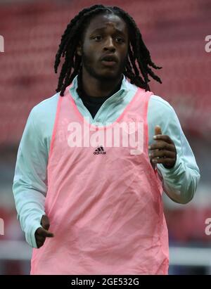 SUNDERLAND, REGNO UNITO. 16 AGOSTO durante la partita della PL 2 Division 2 tra Sunderland e Fulham allo Stadio di luce di Sunderland lunedì 16 agosto 2021. (Credit: Will Matthews | MI News) Credit: MI News & Sport /Alamy Live News Foto Stock