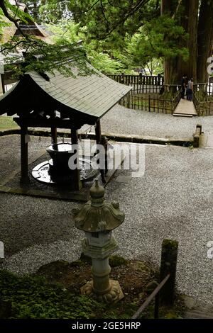 Nagano, Giappone, 2021-12-08 , Santuario di Togakushi. Foto Stock