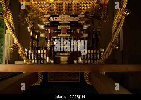 Nagano, Giappone, 2021-12-08 , Santuario inferiore di Togakushi. Foto Stock