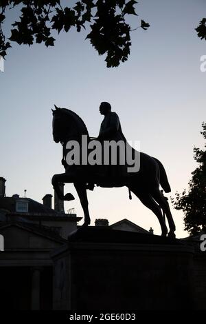 Earl Haig Memorial si è aperto a Whitehall, Londra, Regno Unito Foto Stock