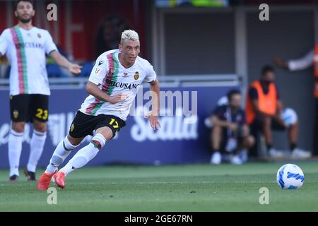 Cesar Falletti (Ternana) in occasione della Tim Cup italiana tra Bologna 4-5 Ternana allo stadio Renato D'Ara il 16 agosto 2021 a Bologna. Credit: Maurizio Borsari/AFLO/Alamy Live News Foto Stock