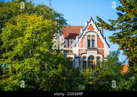 Arcachon (Francia sud-occidentale): Ville stravaganti erette nel tardo 19 ° secolo, meraviglia architettonica registrato come National Historic Landmark (F Foto Stock